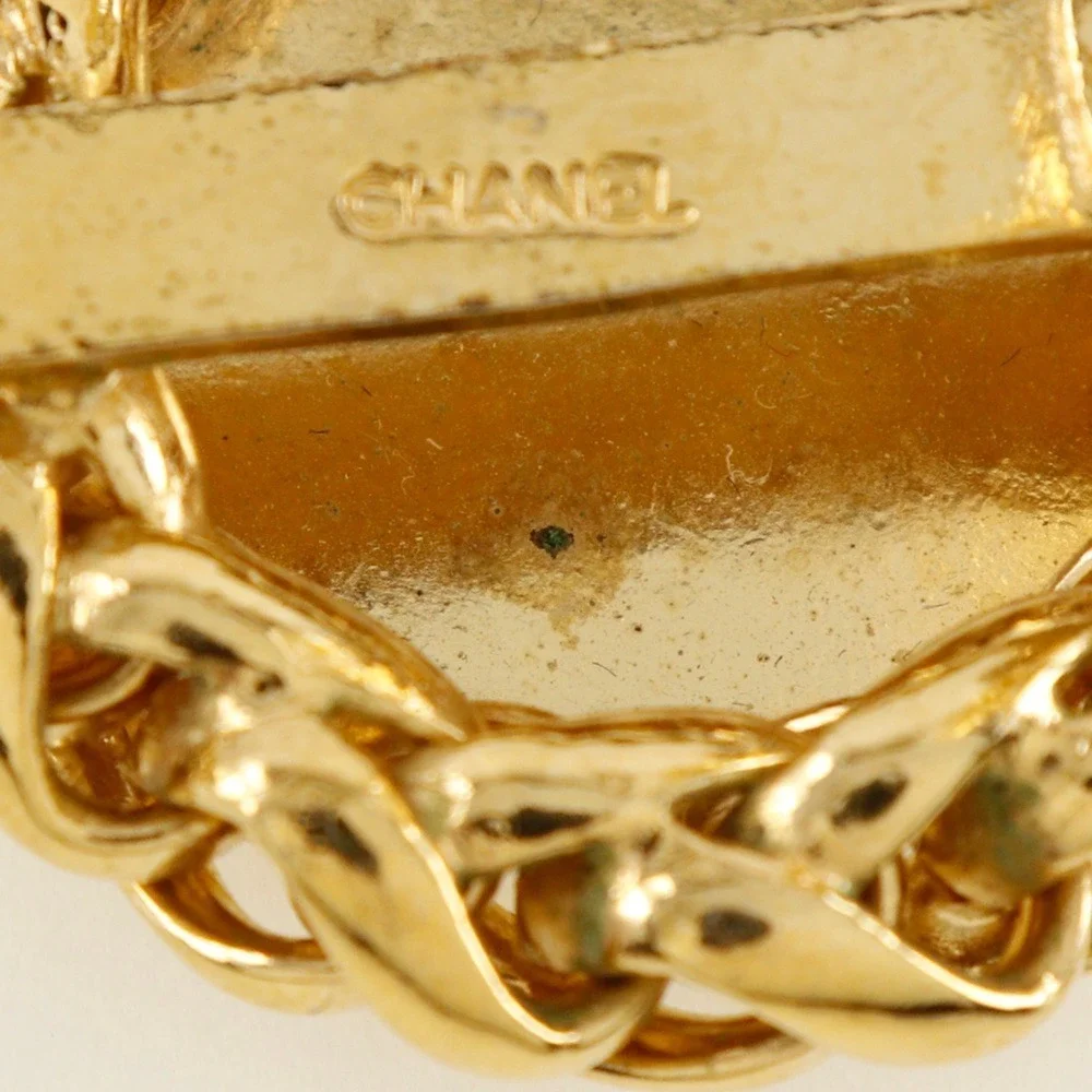 CHANEL Authentic Gold Earrings - Picture 8 of 9